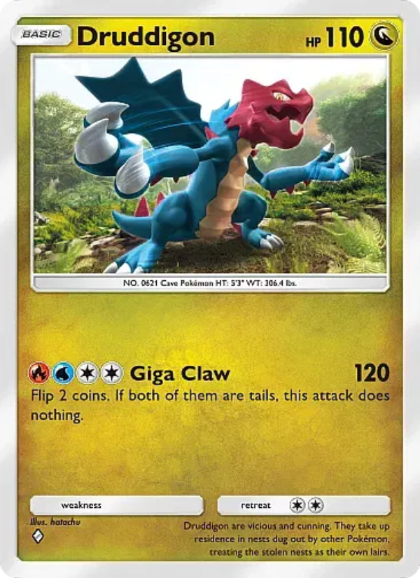 Druddigon 176/331 — Mega Rising (English Pokémon TCG card)