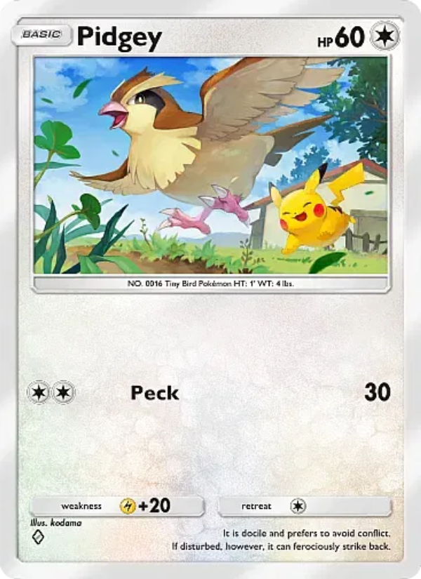 Pidgey 180/331 — Mega Rising (English Pokémon TCG card)