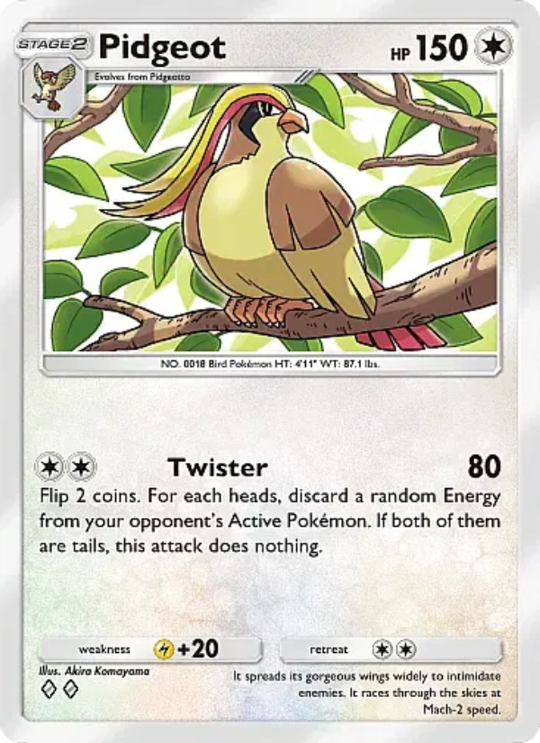 Pidgeot 182/331 — Mega Rising (English Pokémon TCG card)