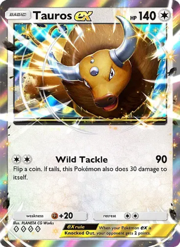 Tauros ex 183/331 — Mega Rising (English Pokémon TCG card)