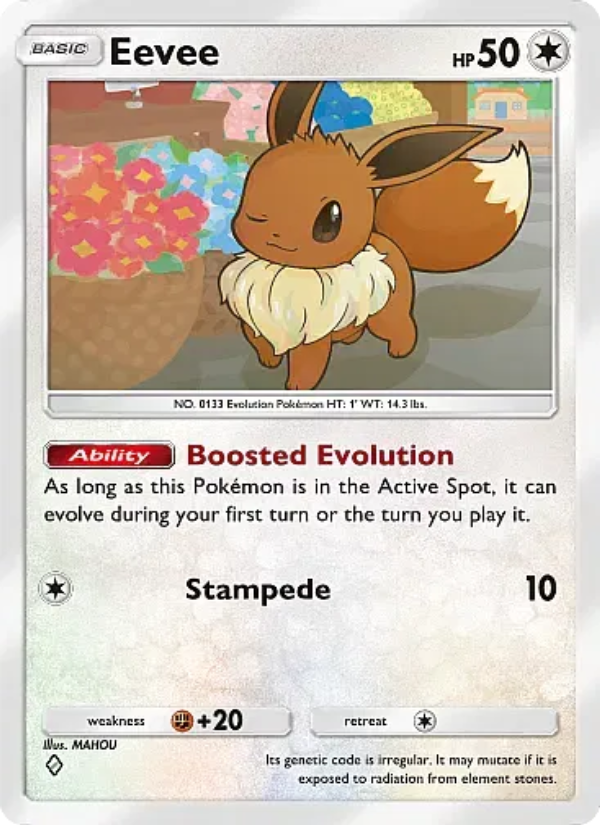 Eevee 184/331 — Mega Rising (English Pokémon TCG card)
