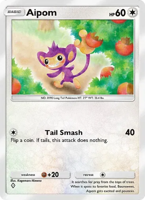 Aipom 185/331 — Mega Rising (English Pokémon TCG card)