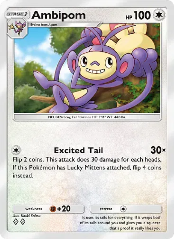 Ambipom 186/331 — Mega Rising (English Pokémon TCG card)