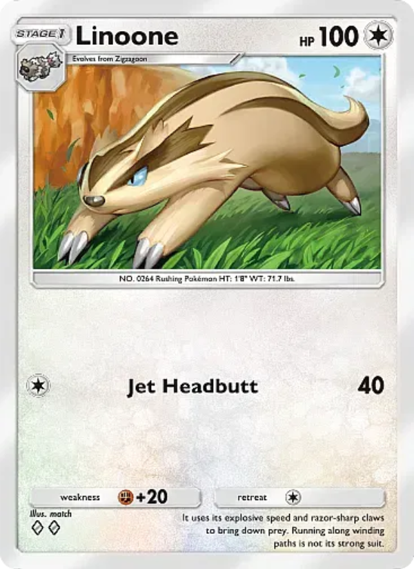 Linoone 189/331 — Mega Rising (English Pokémon TCG card)