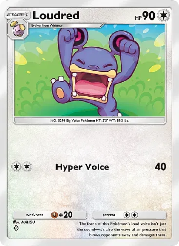 Loudred 191/331 — Mega Rising (English Pokémon TCG card)