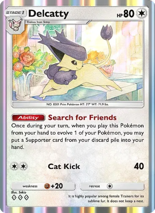 Delcatty 194/331 — Mega Rising (English Pokémon TCG card)