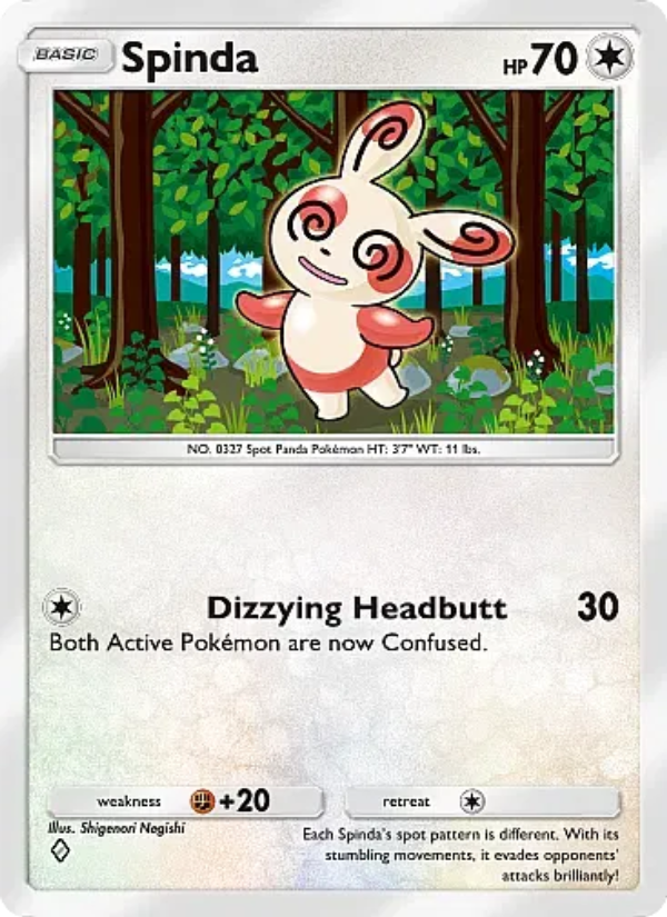 Spinda 195/331 — Mega Rising (English Pokémon TCG card)