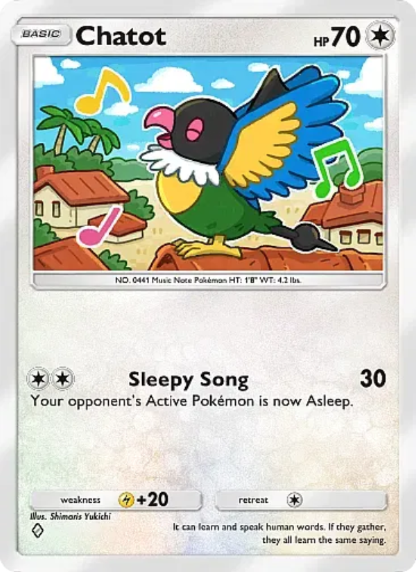 Chatot 198/331 — Mega Rising (English Pokémon TCG card)