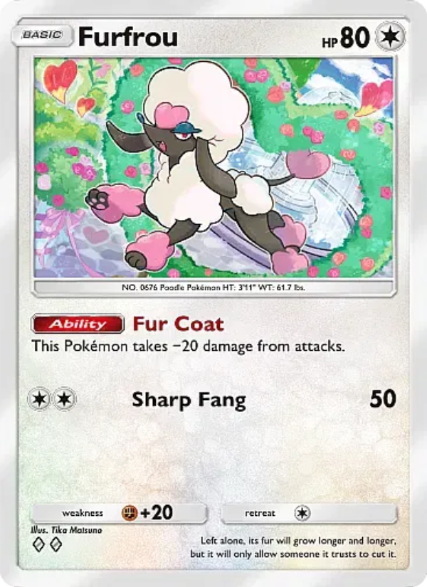 Furfrou 207/331 — Mega Rising (English Pokémon TCG card)