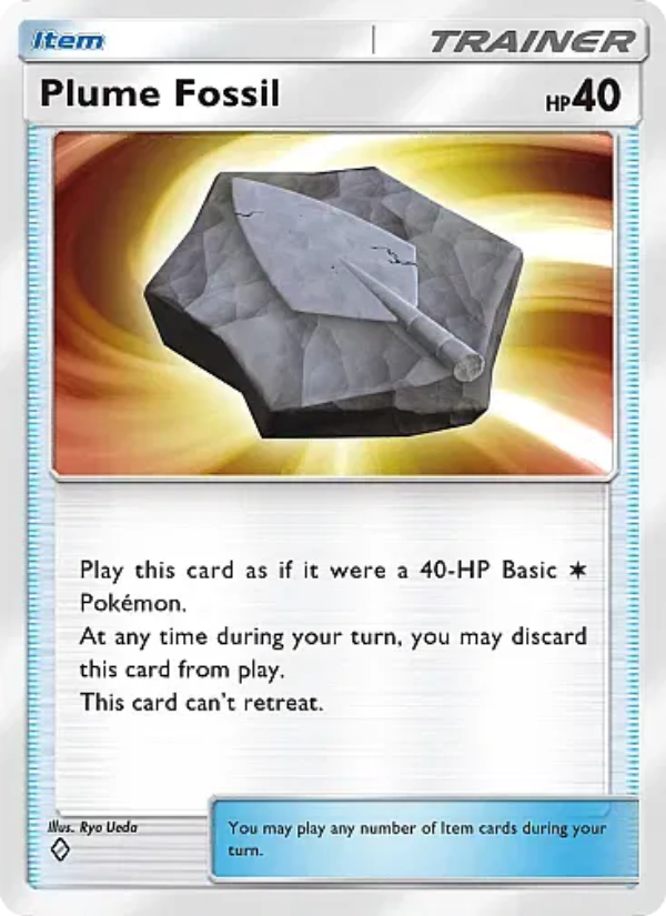 Plume Fossil 214/331 — Mega Rising (English Pokémon TCG card)