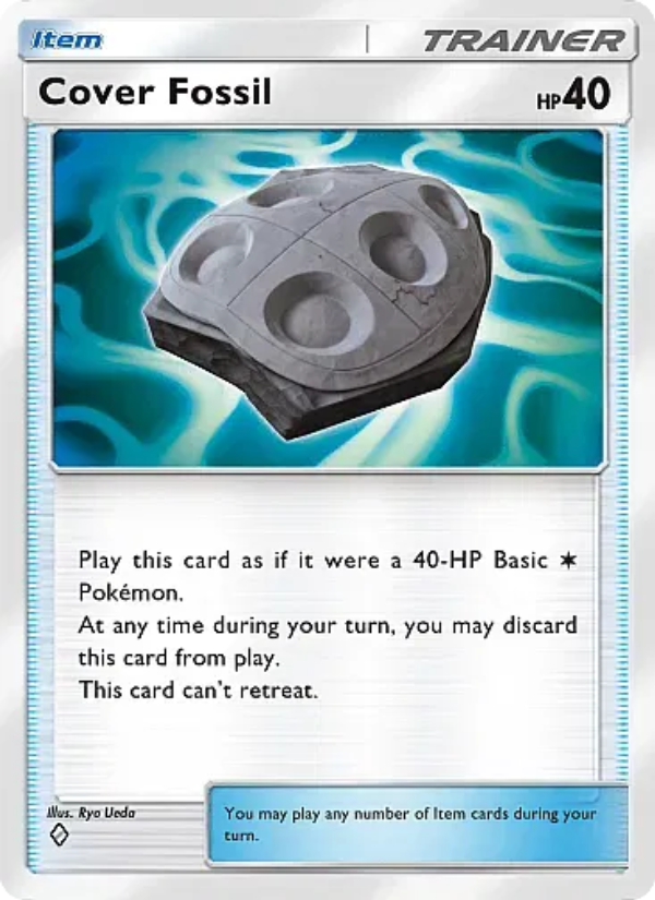 Cover Fossil 216/331 — Mega Rising (English Pokémon TCG card)