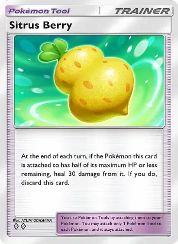 Sitrus Berry 218/331 — Mega Rising (English Pokémon TCG card)