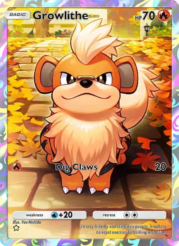 Growlithe 230/331 — Mega Rising (English Pokémon TCG card)