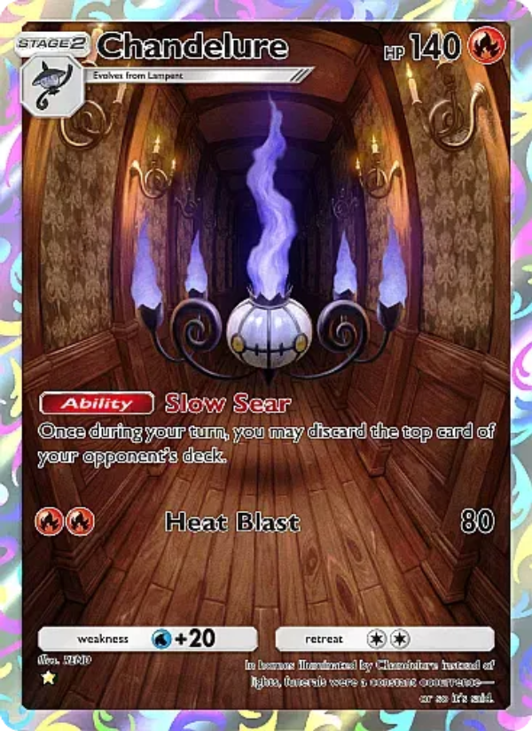 Chandelure 231/331 — Mega Rising (English Pokémon TCG card)