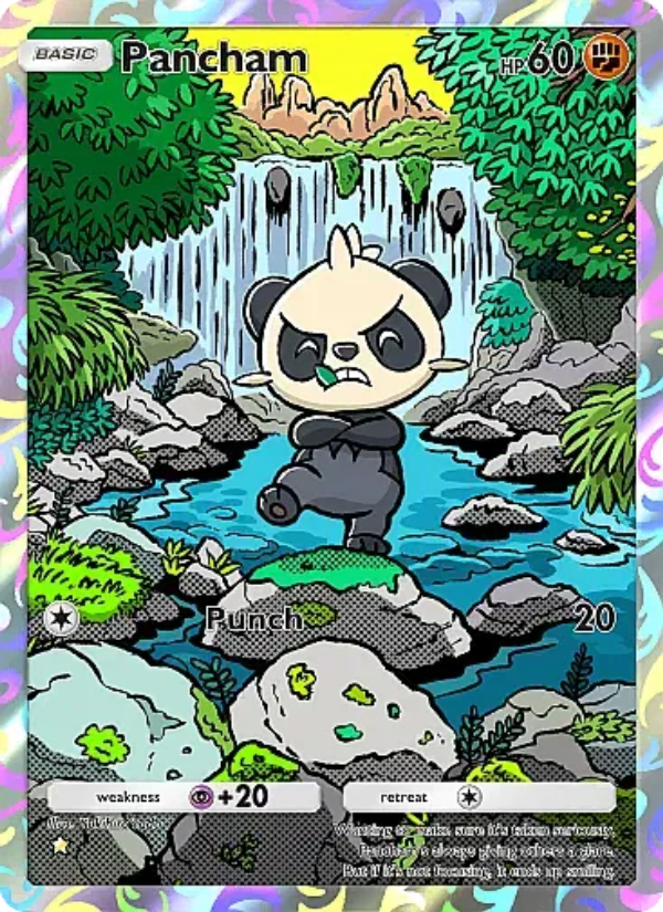 Pancham 243/331 — Mega Rising (English Pokémon TCG card)