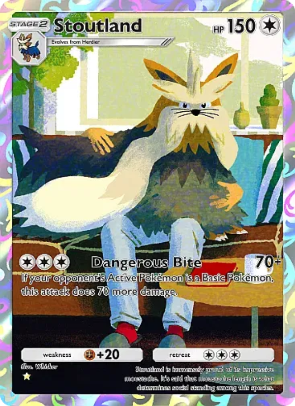 Stoutland 249/331 — Mega Rising (English Pokémon TCG card)