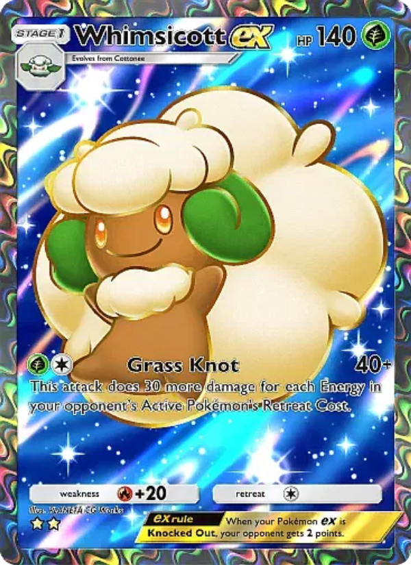 Whimsicott ex 252/331 — Mega Rising (English Pokémon TCG card)