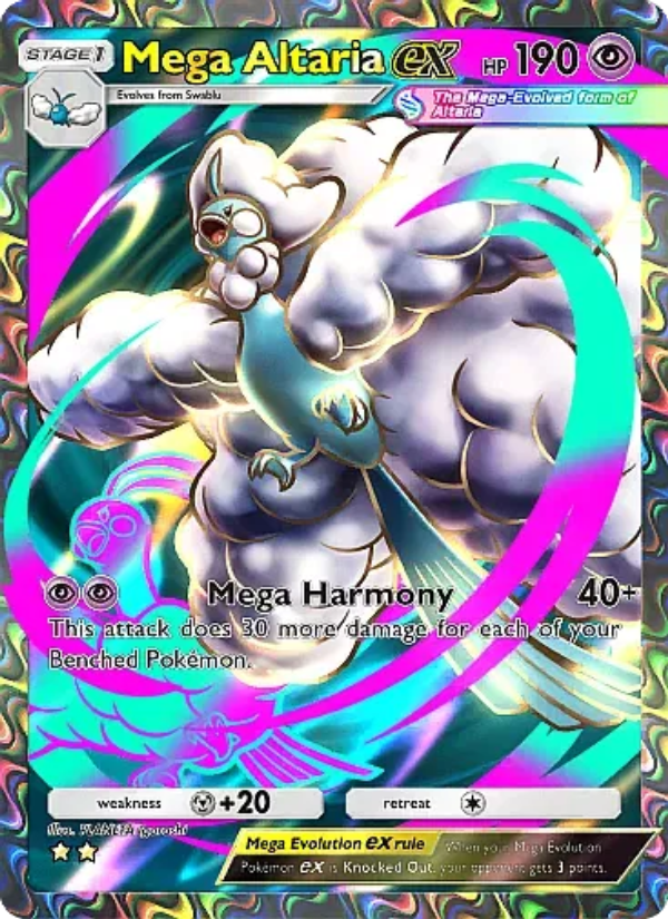 Mega Altaria ex 259/331 — Mega Rising (English Pokémon TCG card)