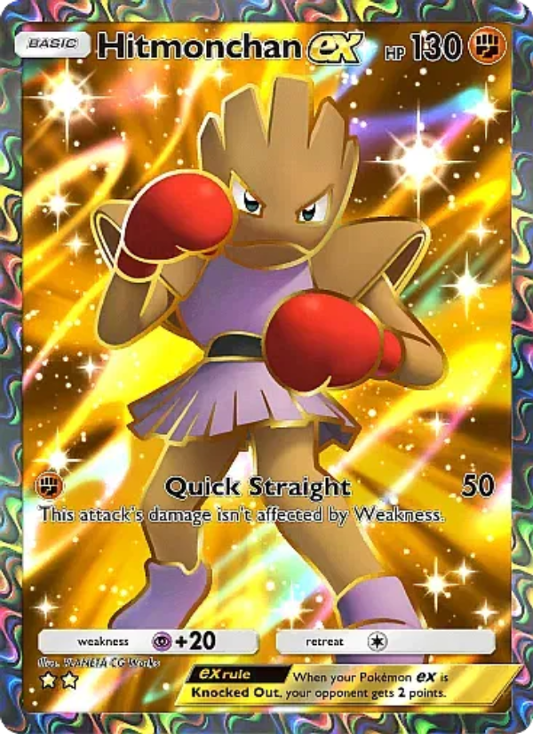 Hitmonchan ex 261/331 — Mega Rising (English Pokémon TCG card)