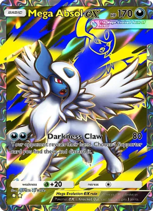 Mega Absol ex 262/331 — Mega Rising (English Pokémon TCG card)