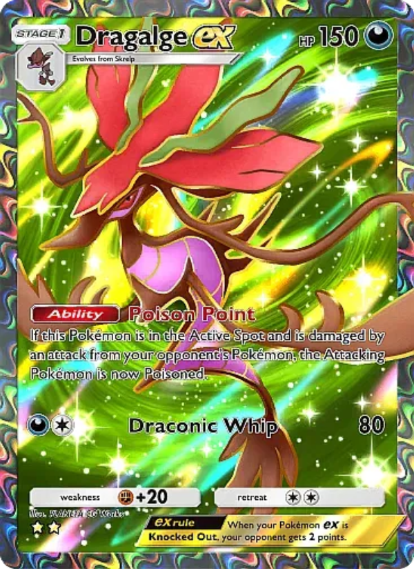 Dragalge ex 263/331 — Mega Rising (English Pokémon TCG card)