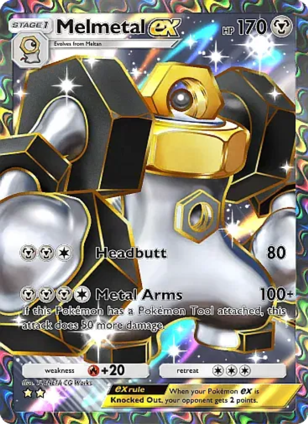 Melmetal ex 264/331 — Mega Rising (English Pokémon TCG card)