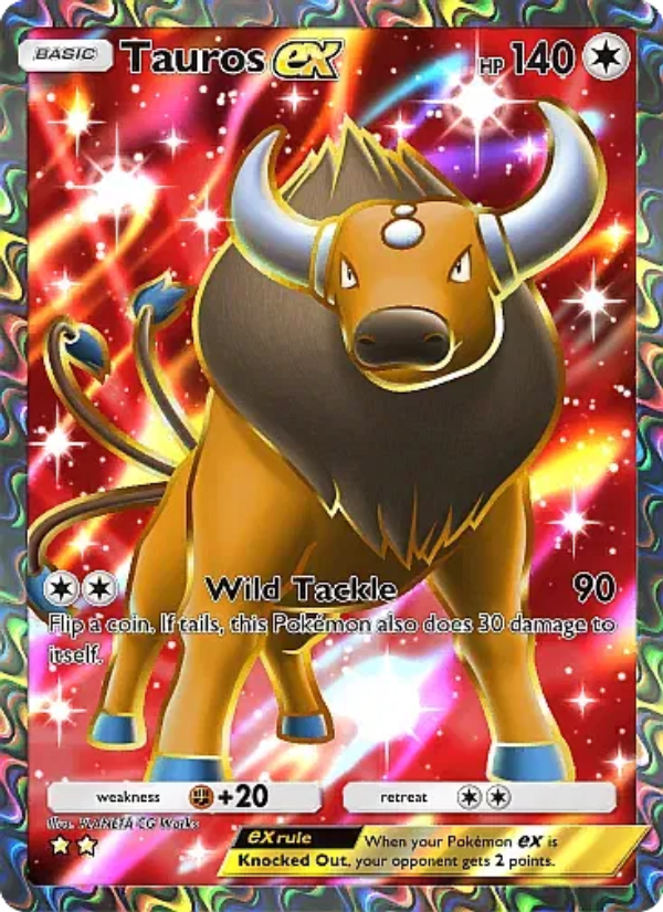 Tauros ex 265/331 — Mega Rising (English Pokémon TCG card)