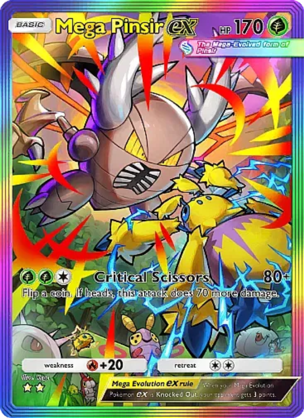 Mega Pinsir ex 272/331 — Mega Rising (English Pokémon TCG card)
