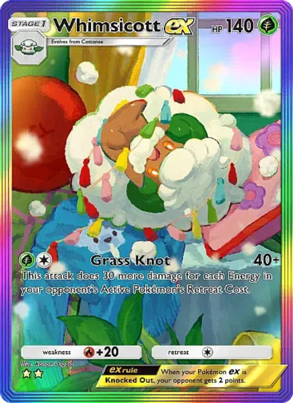 Whimsicott ex 273/331 — Mega Rising (English Pokémon TCG card)