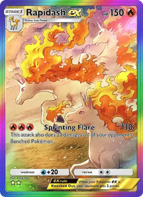 Rapidash ex 274/331 — Mega Rising (English Pokémon TCG card)