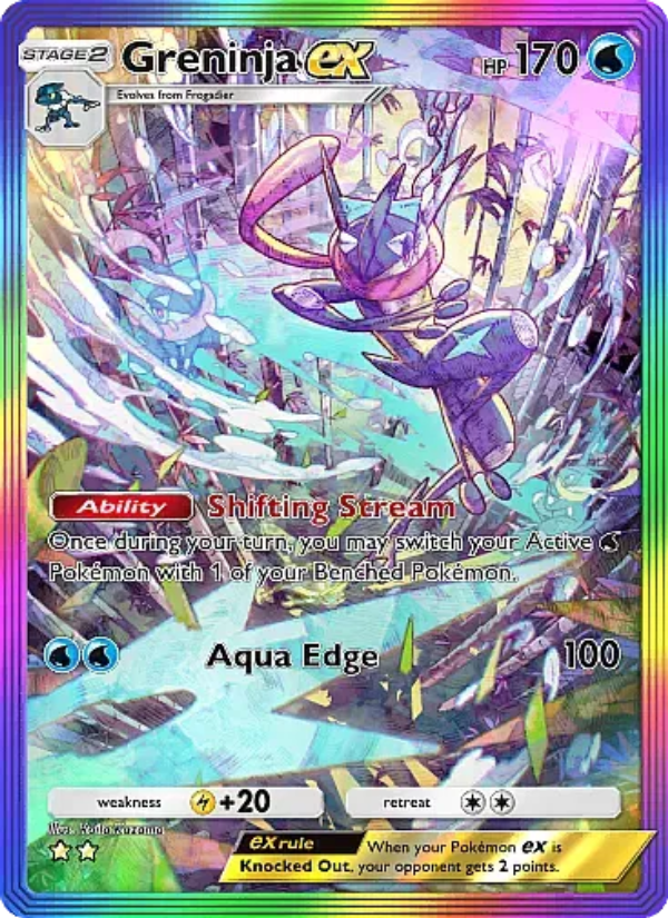 Greninja ex 275/331 — Mega Rising (English Pokémon TCG card)