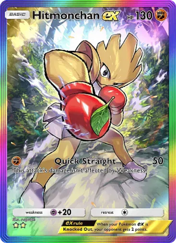 Hitmonchan ex 279/331 — Mega Rising (English Pokémon TCG card)