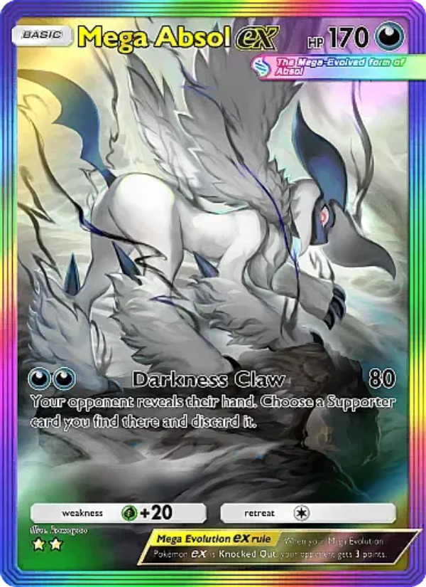 Mega Absol ex 280/331 — Mega Rising (English Pokémon TCG card)