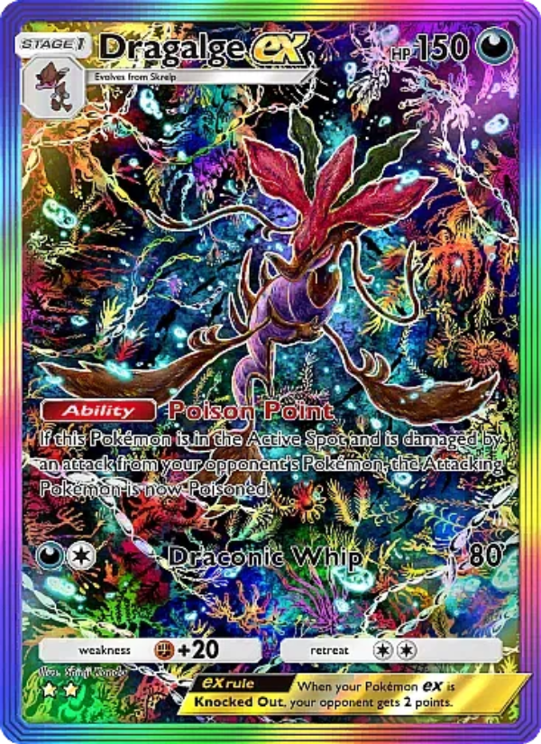 Dragalge ex 281/331 — Mega Rising (English Pokémon TCG card)