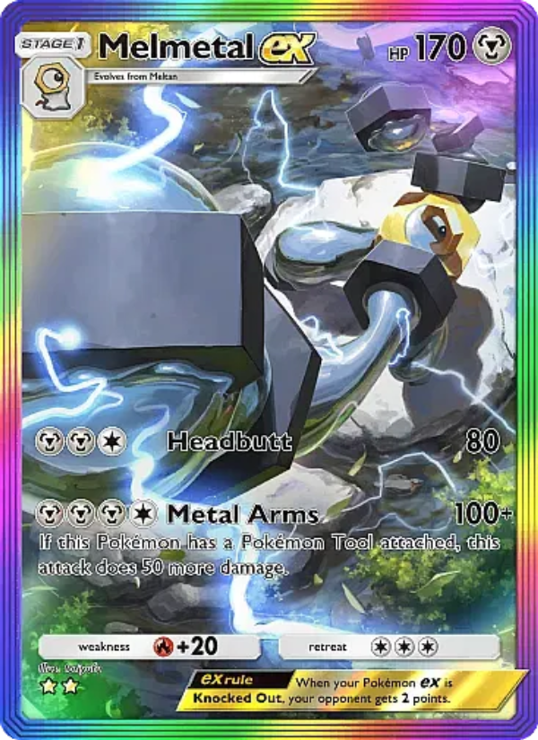 Melmetal ex 282/331 — Mega Rising (English Pokémon TCG card)
