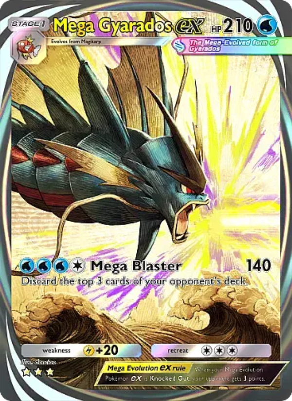 Mega Gyarados ex 285/331 — Mega Rising (English Pokémon TCG card)