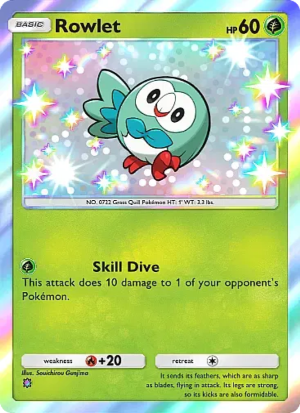 Rowlet 290/331 — Mega Rising (English Pokémon TCG card)