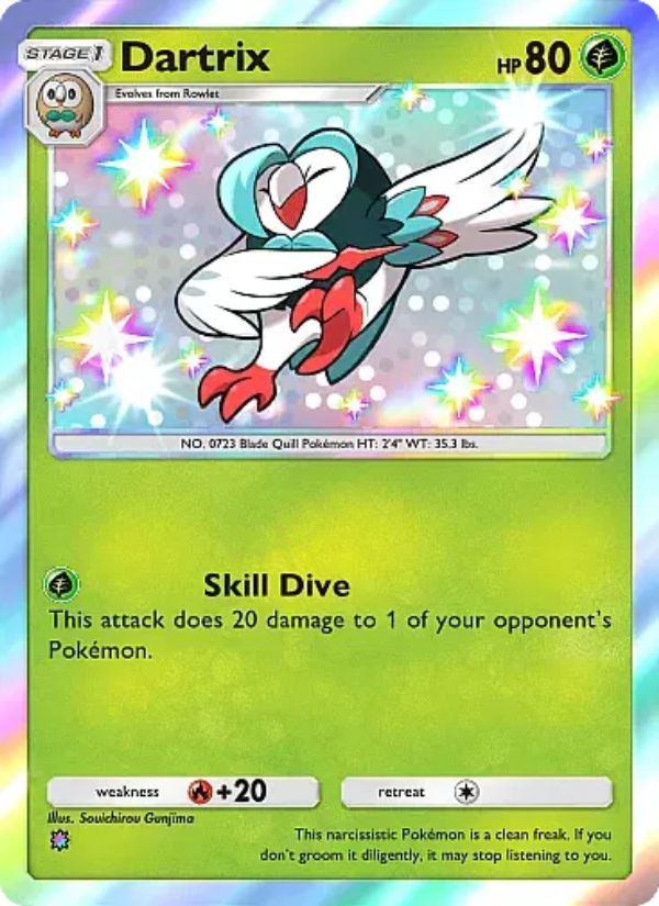 Dartrix 291/331 — Mega Rising (English Pokémon TCG card)