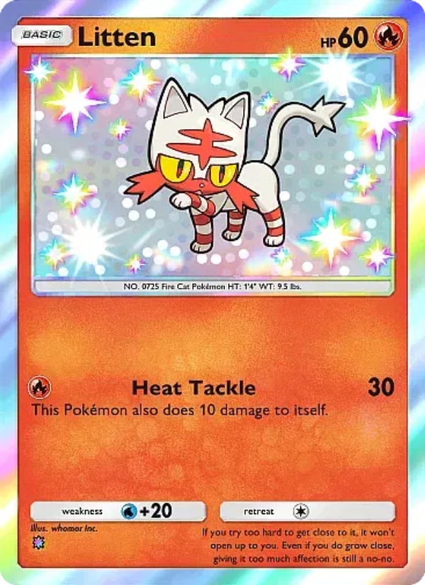 Litten 293/331 — Mega Rising (English Pokémon TCG card)