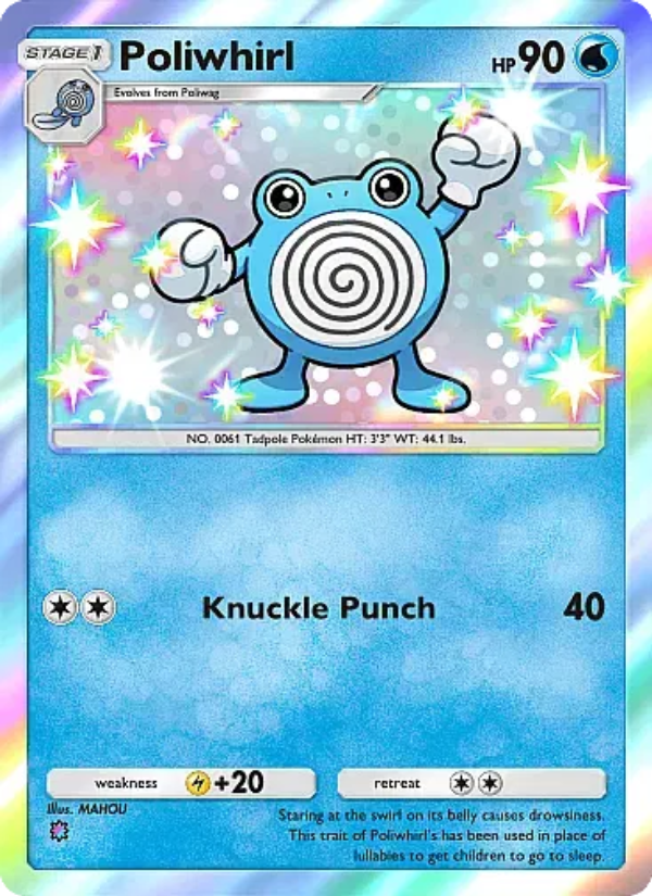 Poliwhirl 296/331 — Mega Rising (English Pokémon TCG card)