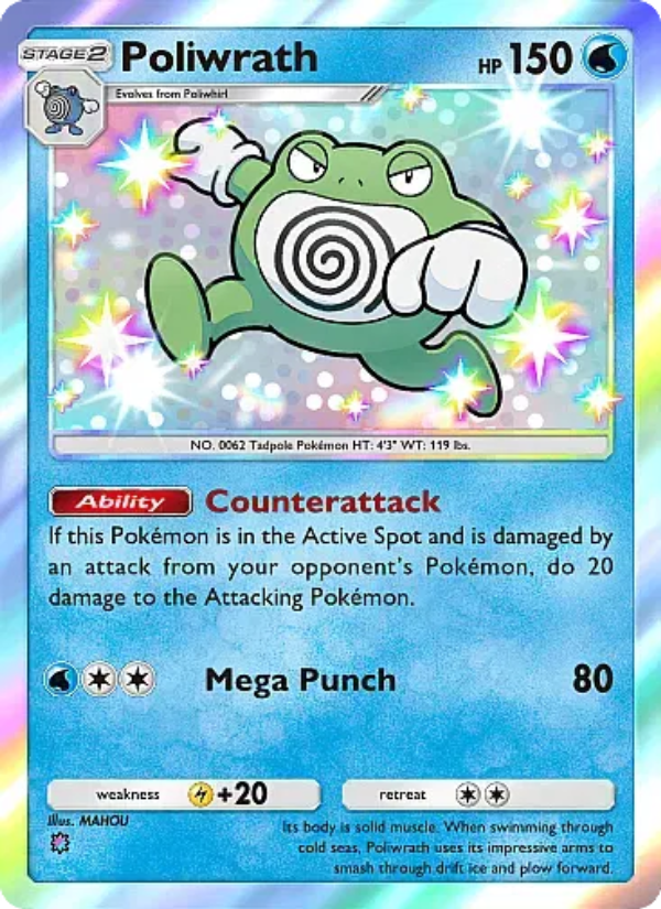Poliwrath 297/331 — Mega Rising (English Pokémon TCG card)