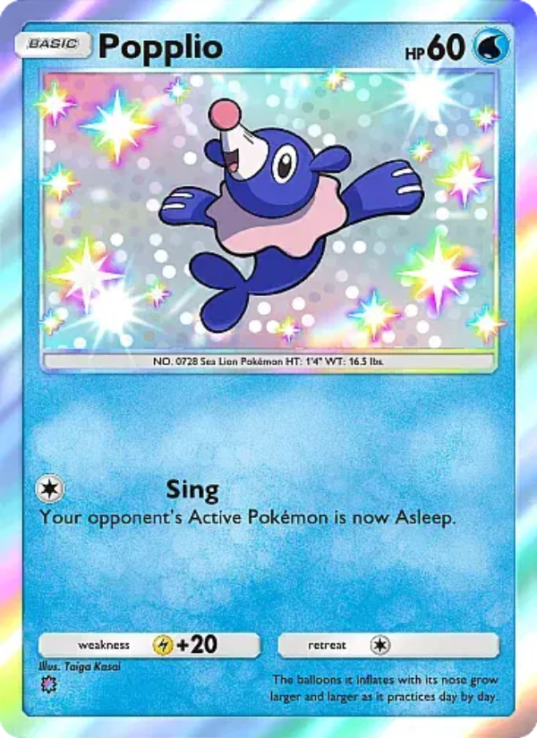 Popplio 300/331 — Mega Rising (English Pokémon TCG card)