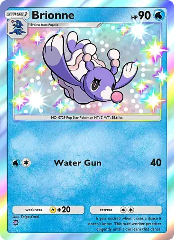 Brionne 301/331 — Mega Rising (English Pokémon TCG card)