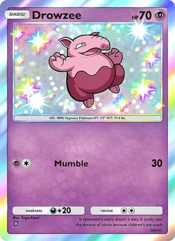 Drowzee 305/331 — Mega Rising (English Pokémon TCG card)