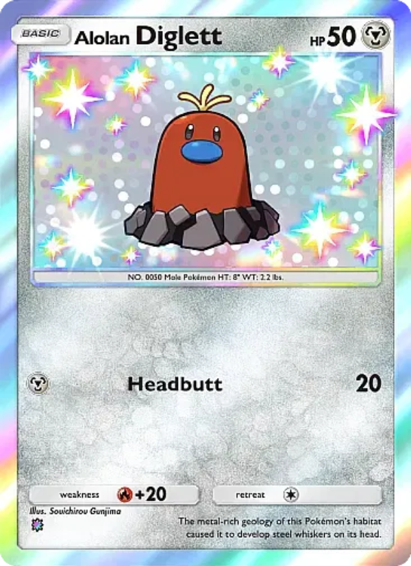 Alolan Diglett 311/331 — Mega Rising (English Pokémon TCG card)