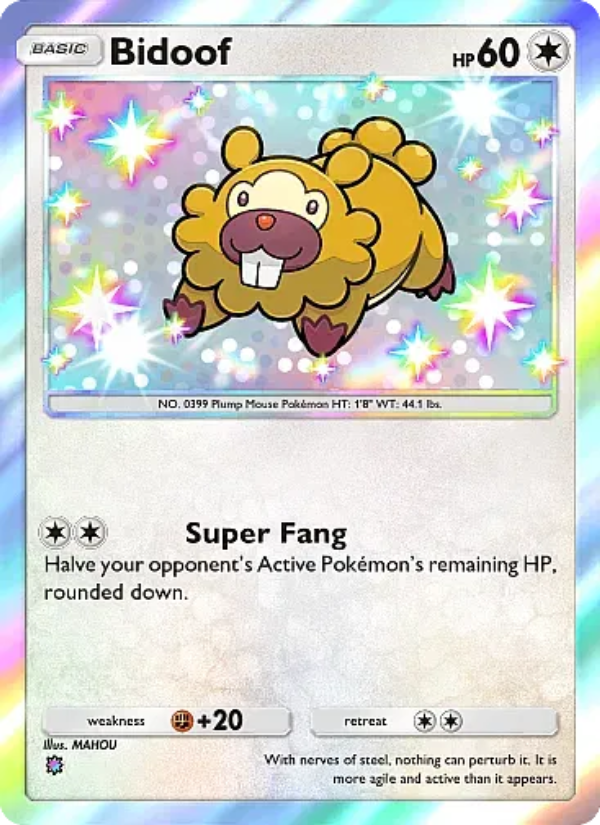 Bidoof 316/331 — Mega Rising (English Pokémon TCG card)