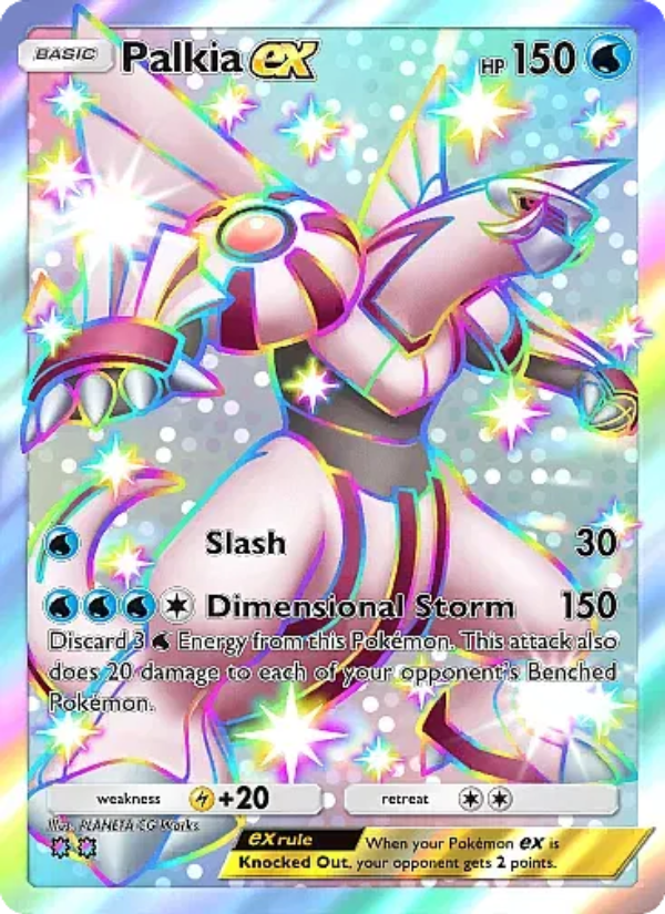 Palkia ex 319/331 — Mega Rising (English Pokémon TCG card)