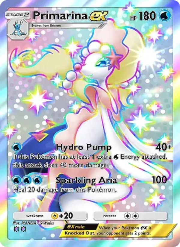 Primarina ex 320/331 — Mega Rising (English Pokémon TCG card)