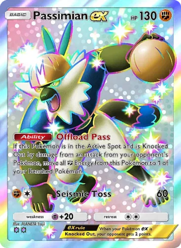Passimian ex 324/331 — Mega Rising (English Pokémon TCG card)