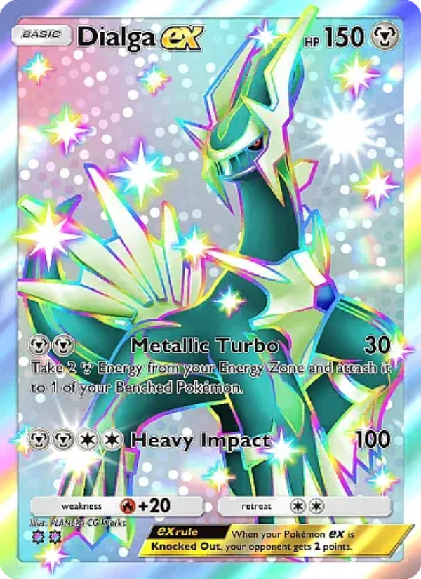 Dialga ex 326/331 — Mega Rising (English Pokémon TCG card)